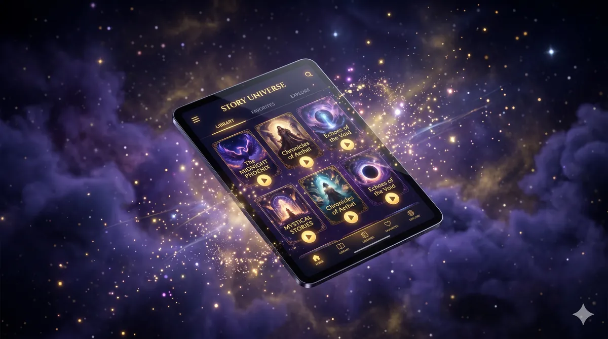 Story Universe App Mockup